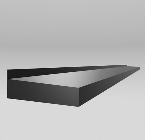 Aluminium window cill - cill, with