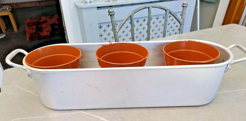Vintage solid aluminium long - aluminium,