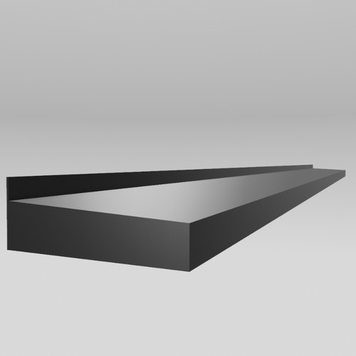 Aluminium window cill with - window,
