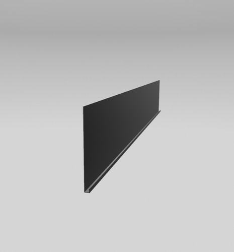 Aluminium fascia board - aluminium,