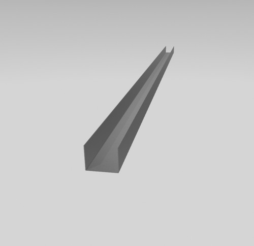 Aluminium box gutter mill - box, in